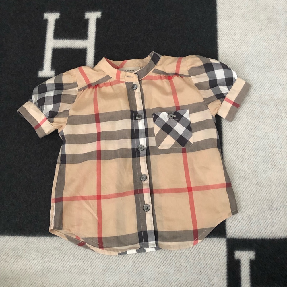 Burberry kids check top